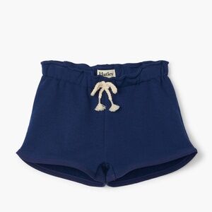 NWT 4T Girls Navy Paper Bag Shorts
